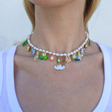 dear diary pearl charmie necklace - pick your picto-charms™