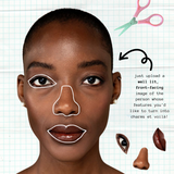 upload your own face ~ keychain