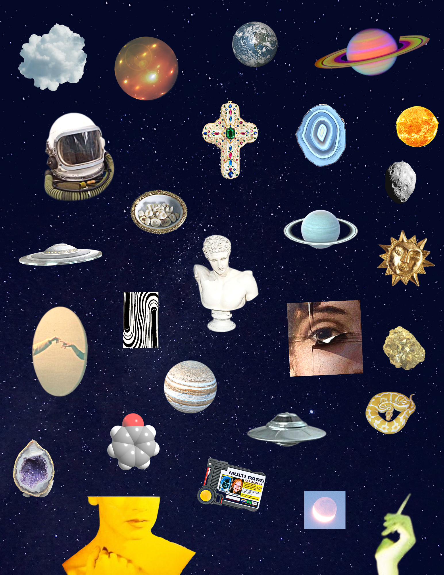 Collage Kit #3 — Eternity in a Single Hour