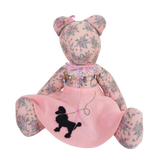 1/1 pink lady teddy bear pillow