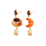 cozy cream dangle set