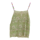 1/1 green goddess vintage lace cami