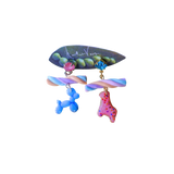 1/1 candy critters dangle earrings - hv x nail restaurant