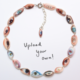 upload your own eyes ~ choker necklace