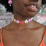 petalbound choker necklace