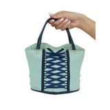 1/1 strapped in corset bag - fashion show