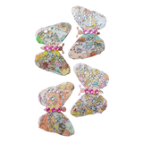 1/1 bedazzled butterfly barrettes