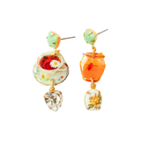 steeped in honey dangle set