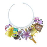 1/1 flower garden trinket necklace