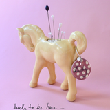 1/1 prancing pony pin cushion - ceramicsalyssa x hv