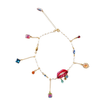 1/1 falling crystals choker - fashion show