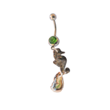 1/1 little seahorse belly ring