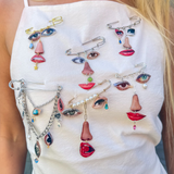 silly me brooch