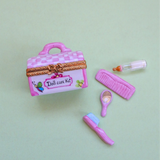 vintage doll care kit limoges trinket box