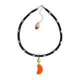 1/1 - clementine polka dot choker