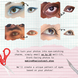 upload your own eyes ~ choker necklace