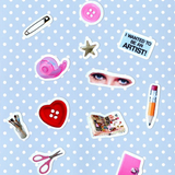 crafty girl  picto-stickers