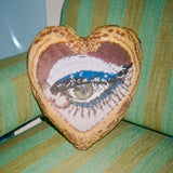 heartfelt glimpse velvet pillow - mommani threads x haricot vert