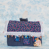 1/1 navy tissue box holder
