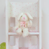 1/1 white bunny plush