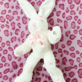 1/1 white bunny plush