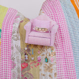 1/1 pink dollhouse sofa brooch