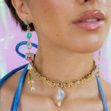 1/1 salty skin button necklace