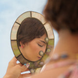 1/1 mermaid caché assemblage hand mirror
