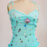 1/1 making waves crochet top