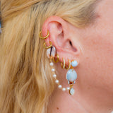 1/1 mermaid's purse double stud dangles