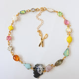 beth hoeckel vintage gem necklace ♡ pick your picto-charms™