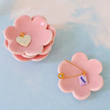1/1 cloverceramics flower trinket dish