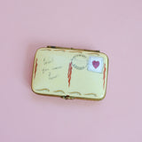 vintage postcard limoges trinket box