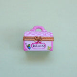 vintage doll care kit limoges trinket box