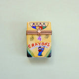 vintage crayons limoges trinket box