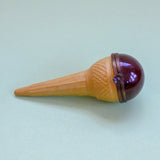 vintage ice cream cone limoges trinket box