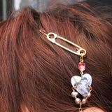 sleeping angel barrette