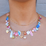 boudoir baby layered charm necklace