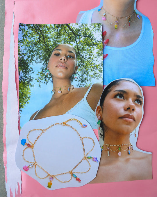 Loopty Loop Charmie Necklace - Pick Your Picto-Charms™ – Haricot Vert