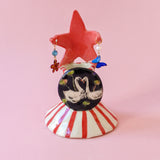 1/1 starry stripes candle holder - ceramicsalyssa x hv