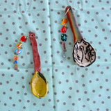 1/1 rainbow wishes spoon - ceramicsalyssa x hv