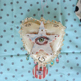 1/1 starry eyes wall hanging ornament - ceramicsalyssa x hv