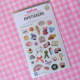 pipsticks x hv collab - scratch n' sniff sticker sheet