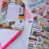 pipsticks x hv collab - sticker post cards