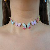 winged whispers choker necklace