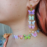 flutterfall long dangle set