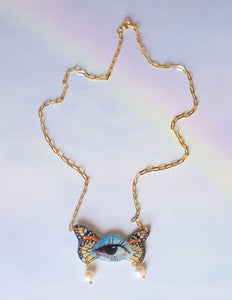 Fluttering Fantasy Pendant Necklace