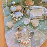 1/1 mermaid's purse double stud dangles