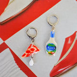 pizza date dangle set