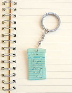 Write Your Own ~ Between the Lines Keychain
